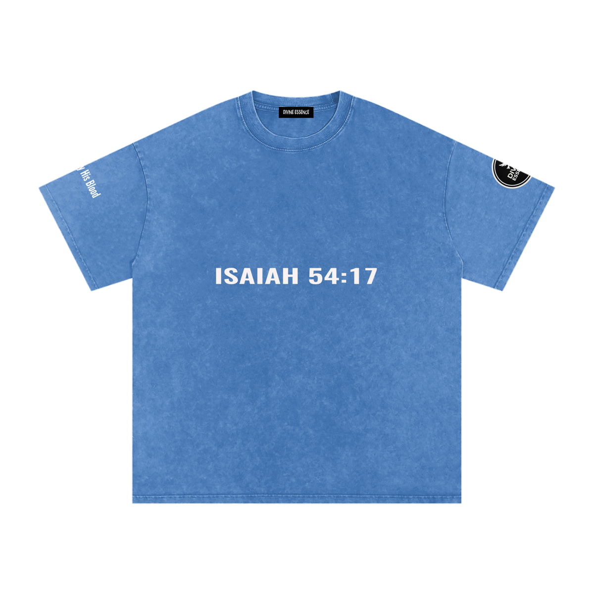 Isaiah 54:17-Snow Washed Oversized Cotton T-Shirt