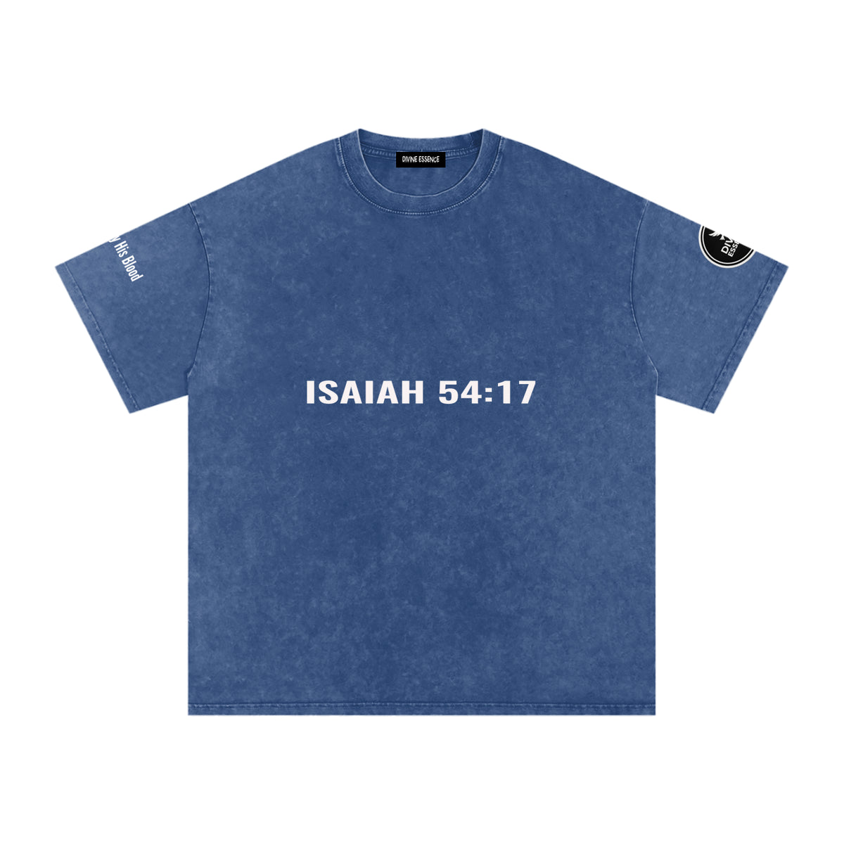Isaiah 54:17-Snow Washed Oversized Cotton T-Shirt