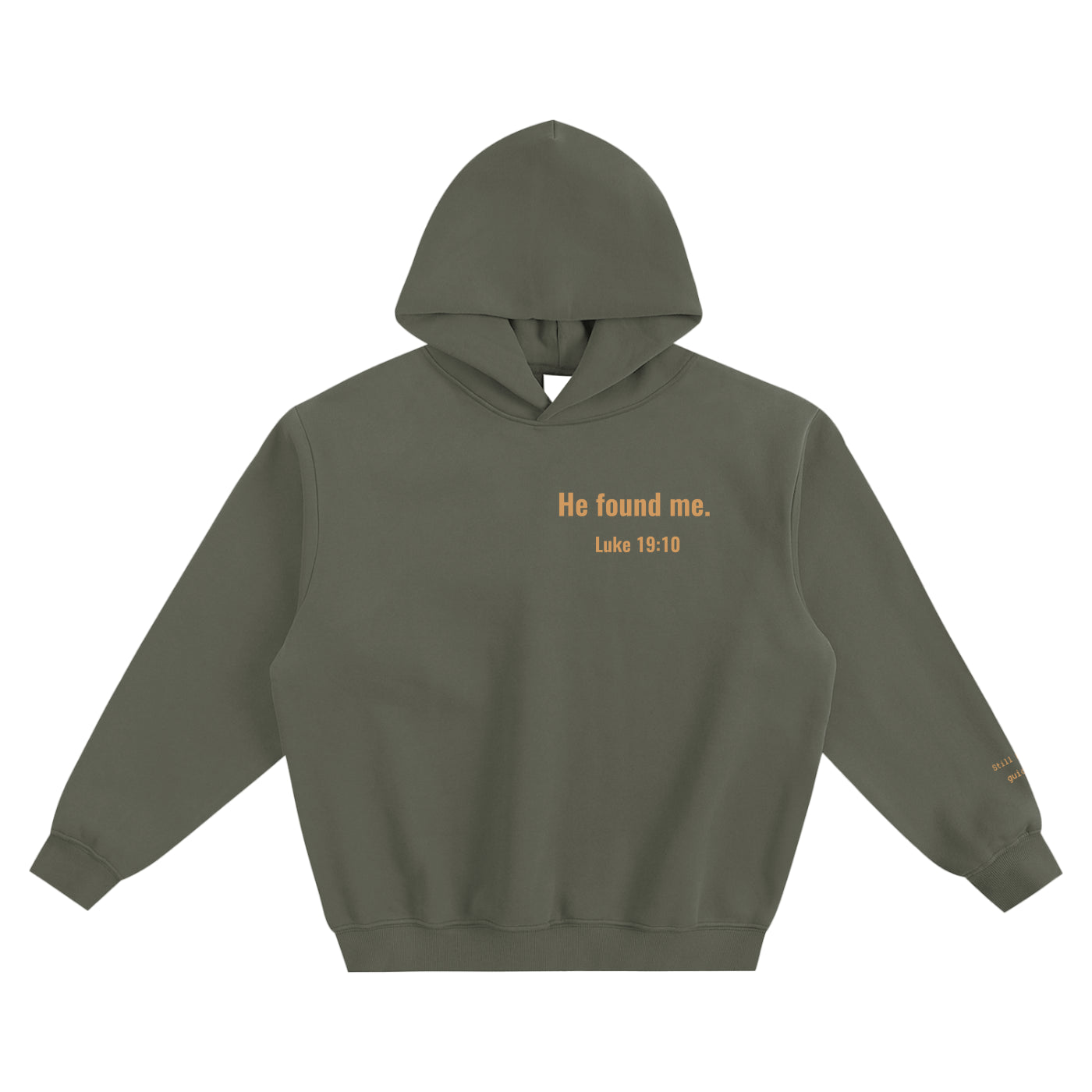 He Found Me-Fleeced Boxy Hoodie