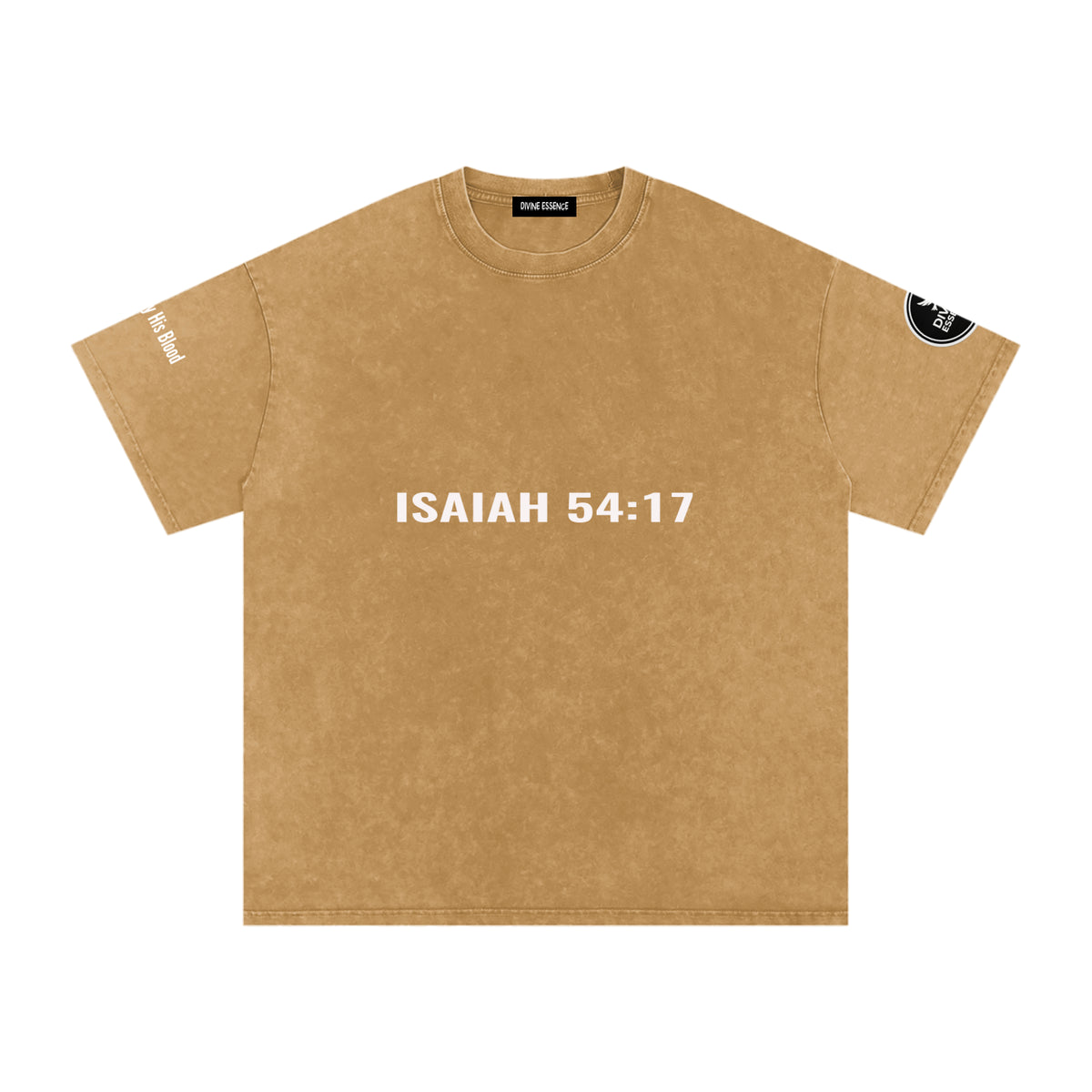 Isaiah 54:17-Snow Washed Oversized Cotton T-Shirt