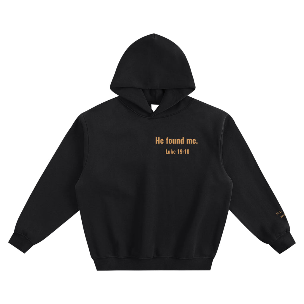 He Found Me-Fleeced Boxy Hoodie