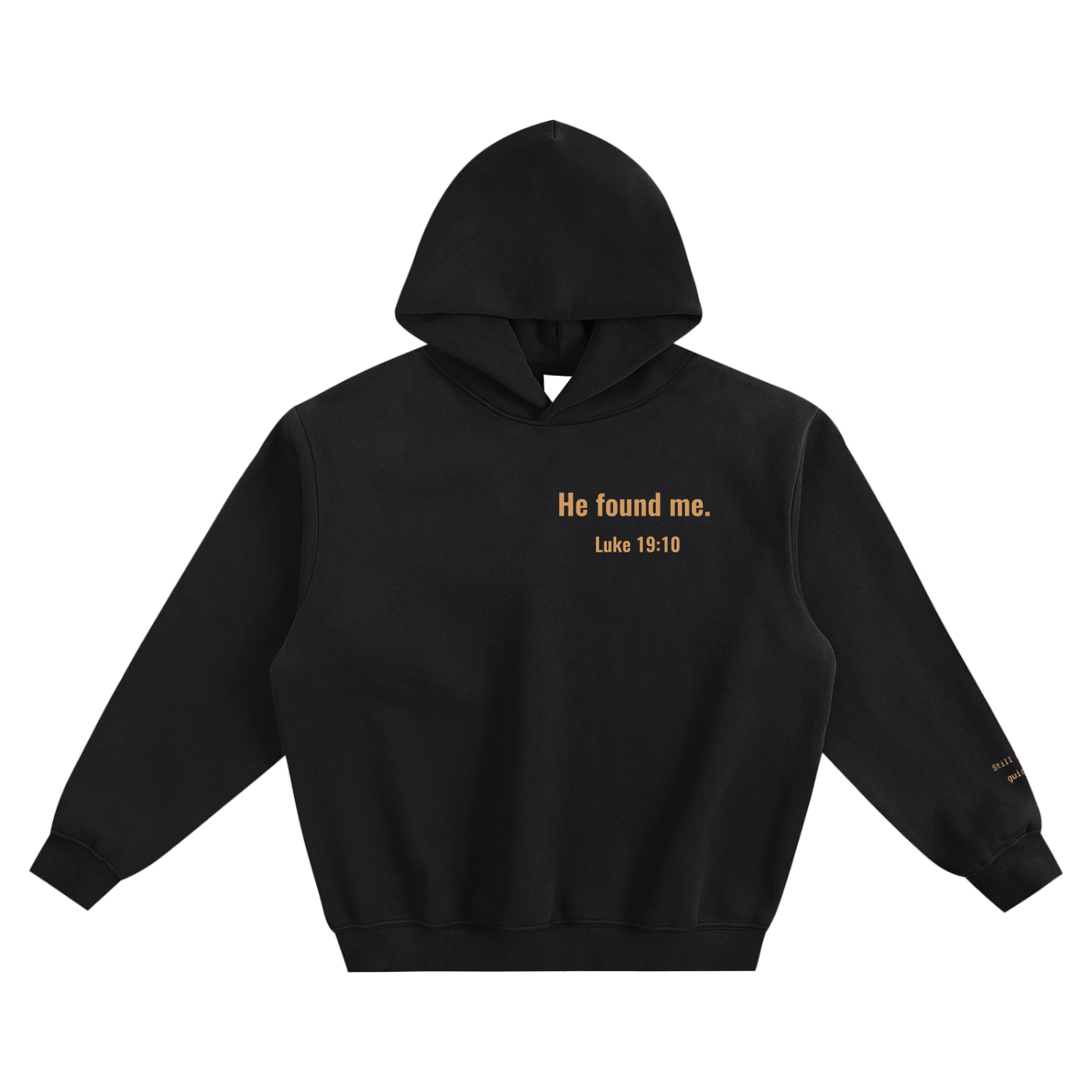 He Found Me-Fleeced Boxy Hoodie