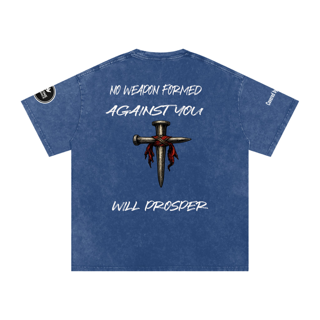 Isaiah 54:17-Snow Washed Oversized Cotton T-Shirt