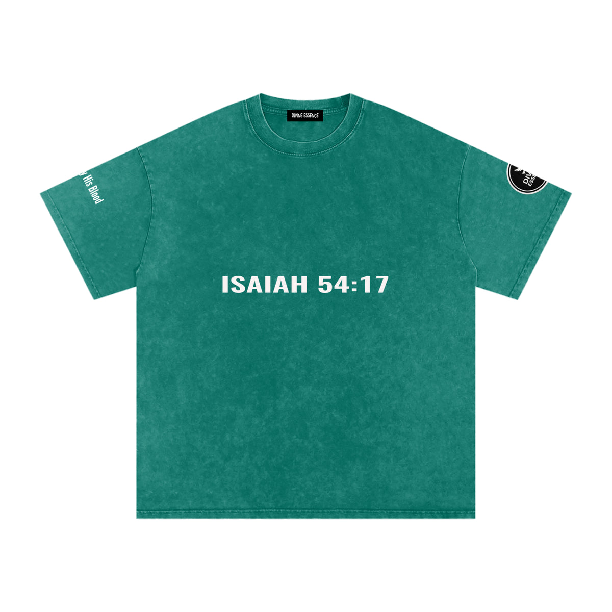 Isaiah 54:17-Snow Washed Oversized Cotton T-Shirt