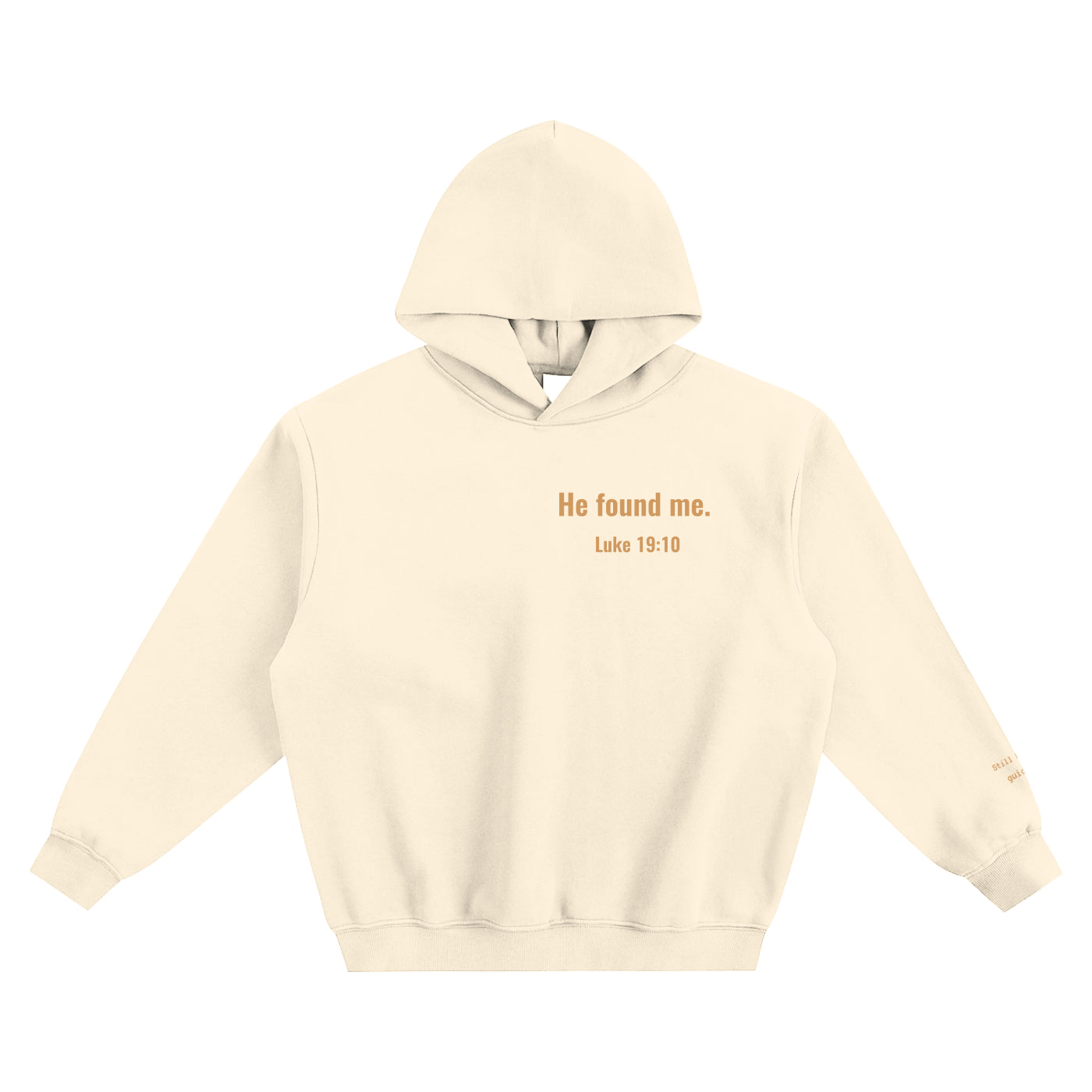 He Found Me-Fleeced Boxy Hoodie
